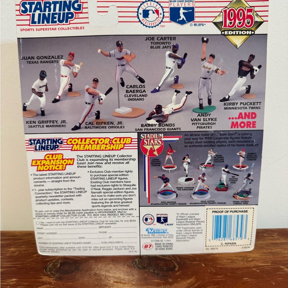 Cal Ripken Jr. Starting Lineup 1995 Edition Collectible Set - Picture 3 of 4
